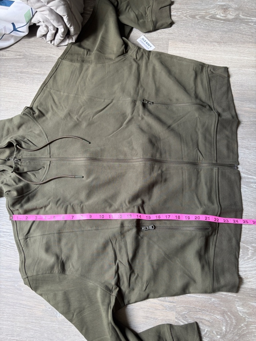 Old Navy Dynamic Fleece Oversized Full-Zip Hoodie Sweatshirt, NWT - Picture 13 of 14